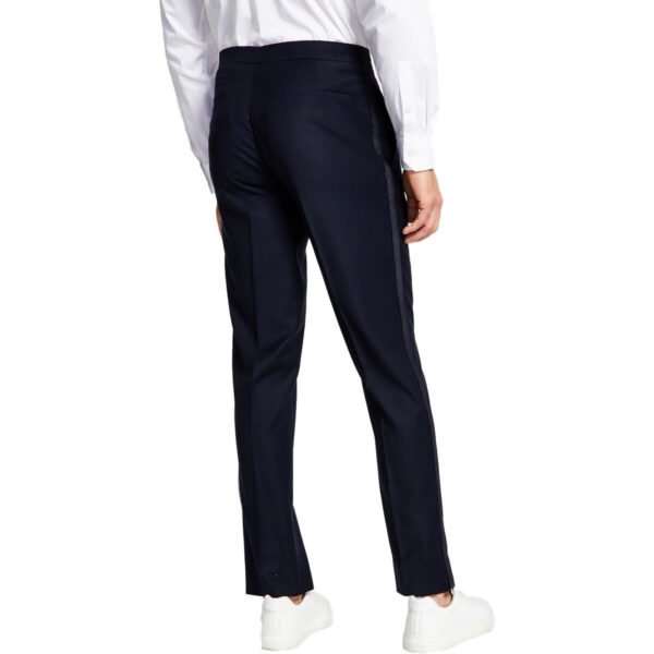 Alfani Mens Diamond Grid Flat Front Suit Pants - Image 2