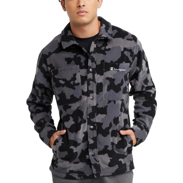 Champion Mens Camouflage  Fleece Jacket