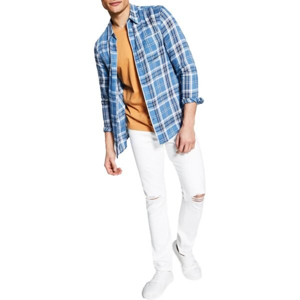 And Now This Mens Woven Plaid Button-Down Shirt - Image 2