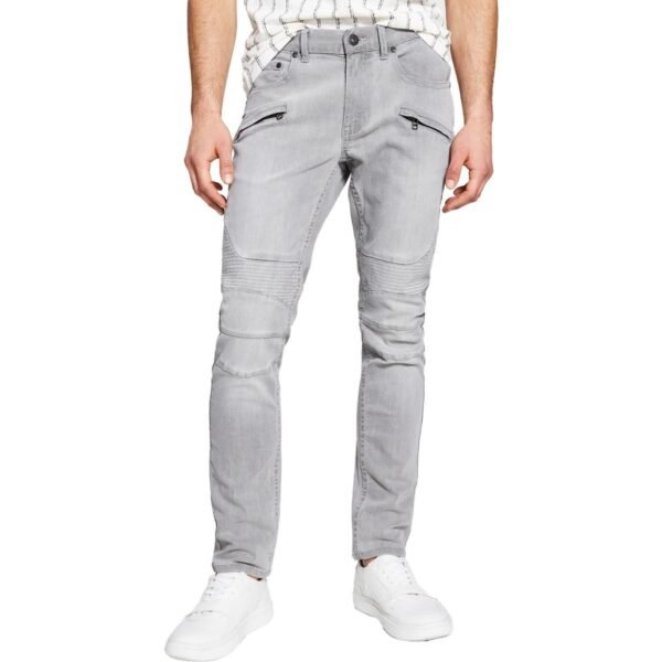 INC Mens Tinted Moto Skinny Jeans