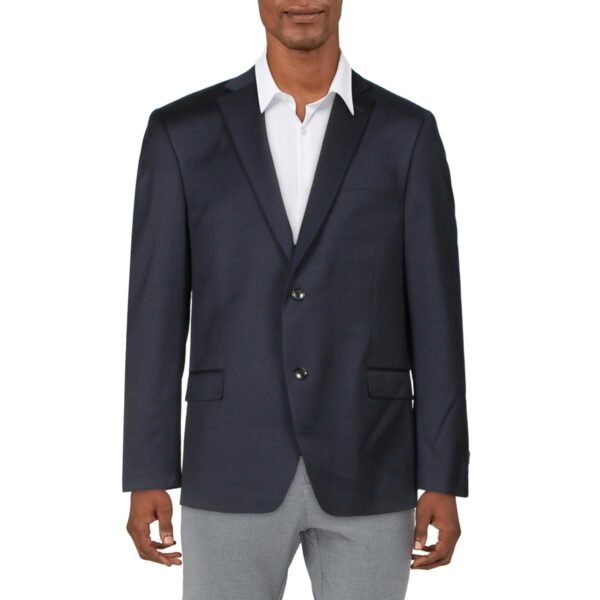 Tommy Hilfiger Mens Wool Suit Separate Two-Button Blazer